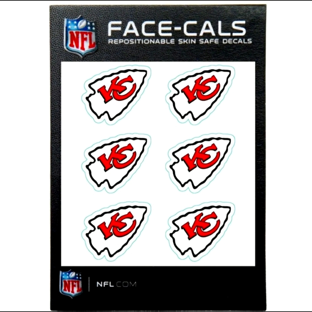 Kansas City Chiefs face decals